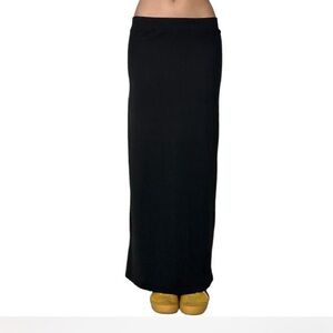Black vintage maxi skirt